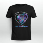 You May Not Remember But I Will Never Forget Alzheimers Awareness Heart 3 T Shirt