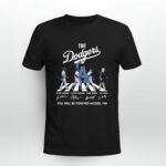 You Will Be Forever Missed Vin Scully And The Dodgers Abbey Road Signatures 4 T Shirt