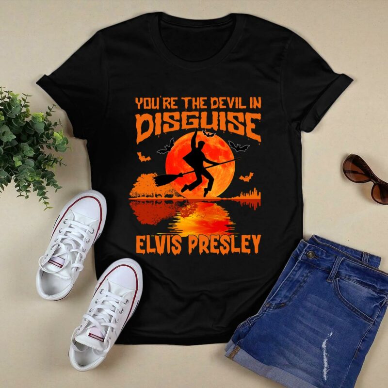 Youre The Devil In Disguise Elvis Presley Halloween 0 T Shirt