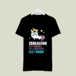 Zebracorn Unicorn Zebra Tiger Pony Magic 3 T Shirt
