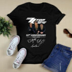 Zz top 55th anniversary 1969 2024 signature 4 T Shirt
